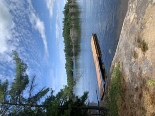 8ft x 20ft Floating Pontoon Dock in Deep Bay Georgian Bay.jpeg